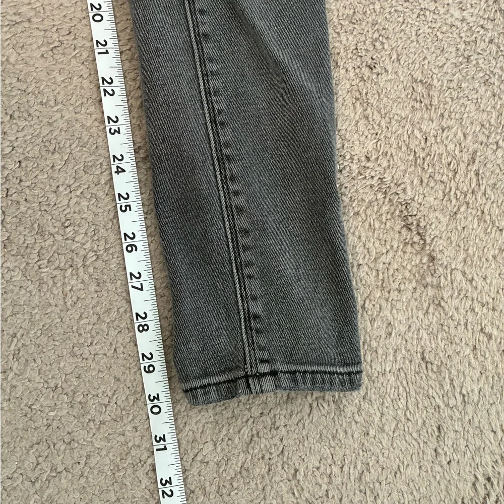 Hudson Jeans Collin Women's Dark Gray Skinny Jeans Size 25 Distressed